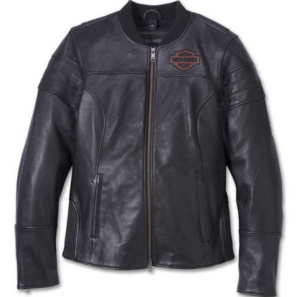 Harley-Davidson® Women's Miss Enthusiast 2.0 Leather 3-in-1 Jacket, Size Large - Picture 4 of 16